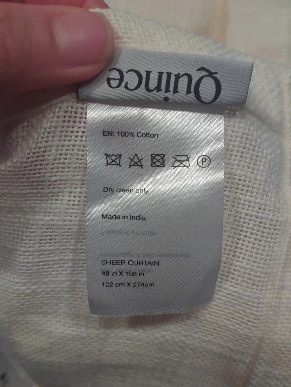 Quince curtains can